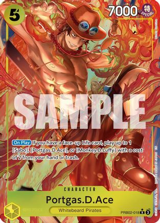 Portgas.D.Ace (Alternate Art) (PRB02-018) - Premium Booster -The Best- Vol. 2