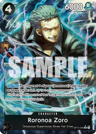 Roronoa Zoro - OP10-095 (Alternate Art) (OP10-095) - Premium Booster -The Best- Vol. 2
