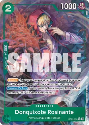 Donquixote Rosinante (Alternate Art) (OP05-030) - Premium Booster -The Best- Vol. 2