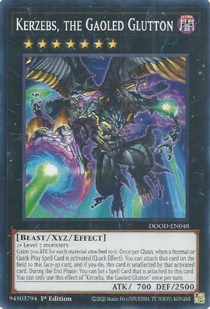 Kerzebs, the Gaoled Glutton (DOOD-EN048) - Doom of Dimensions 1st Edition
