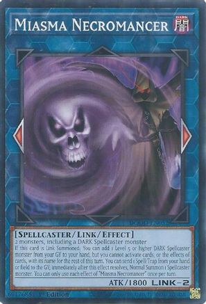 Miasma Necromancer (DOOD-EN052) - Doom of Dimensions 1st Edition