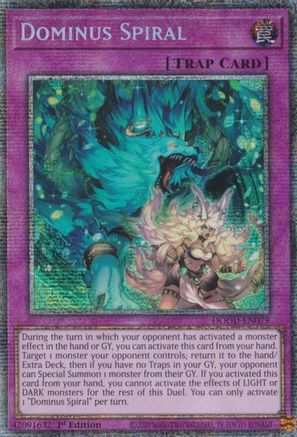 Dominus Spiral (Starlight Rare) (DOOD-EN079) - Doom of Dimensions 1st Edition