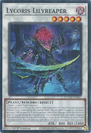 Lycoris Lilyreaper (DOOD-EN087) - Doom of Dimensions 1st Edition