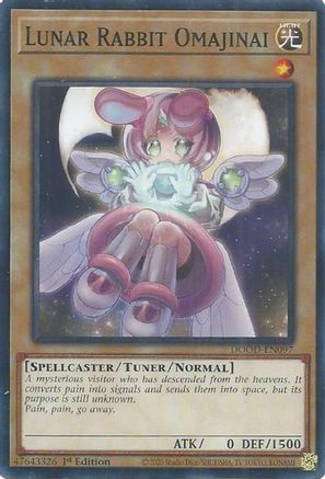 Lunar Rabbit Omajinai (DOOD-EN097) - Doom of Dimensions 1st Edition