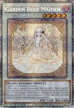 Garden Rose Maiden (DOOD-EN101) - Doom of Dimensions 1st Edition