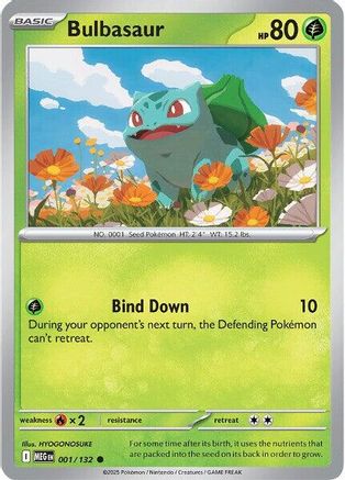 Bulbasaur - 001/132 1 - [ME01 Mega Evolution]