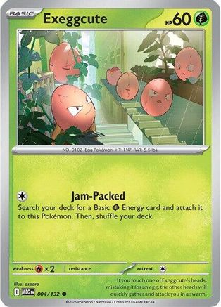 Exeggcute 4 - [ME01 Mega Evolution] Reverse Holofoil