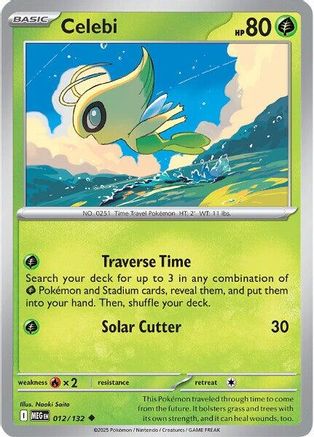 Celebi 12 - [ME01 Mega Evolution] Reverse Holofoil