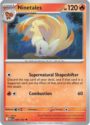 Ninetales 20 - [ME01 Mega Evolution]