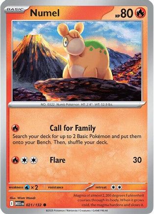 Numel 21 - [ME01 Mega Evolution] Reverse Holofoil