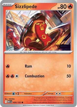 Sizzlipede 29 - [ME01 Mega Evolution]