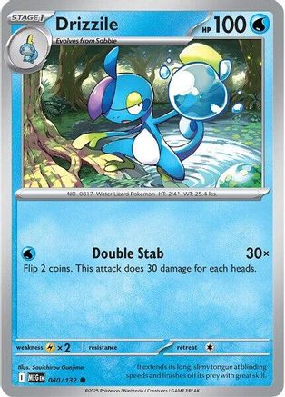 Drizzile 40 - [ME01 Mega Evolution] Reverse Holofoil