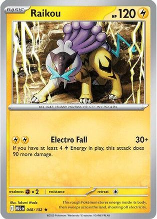 Raikou 48 - [ME01 Mega Evolution] Holofoil