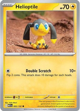 Helioptile - 052/132 52 - [ME01 Mega Evolution]