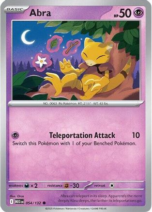 Abra 54 - [ME01 Mega Evolution]