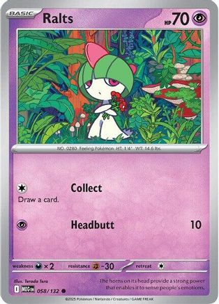 Ralts 58 - [ME01 Mega Evolution] Reverse Holofoil