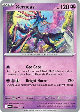 Xerneas 64 - [ME01 Mega Evolution] Reverse Holofoil
