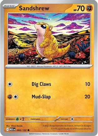 Sandshrew 68 - [ME01 Mega Evolution]