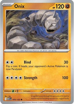 Onix 70 - [ME01 Mega Evolution] Reverse Holofoil