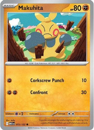Makuhita 72 - [ME01 Mega Evolution] Reverse Holofoil