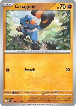 Croagunk 78 - [ME01 Mega Evolution]