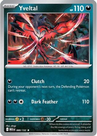 Yveltal 88 - [ME01 Mega Evolution] Holofoil