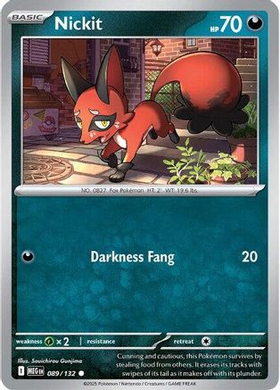 Nickit 89 - [ME01 Mega Evolution] Reverse Holofoil