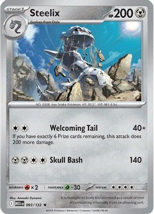 Steelix - 093/132 93 - [ME01 Mega Evolution] Reverse Holofoil
