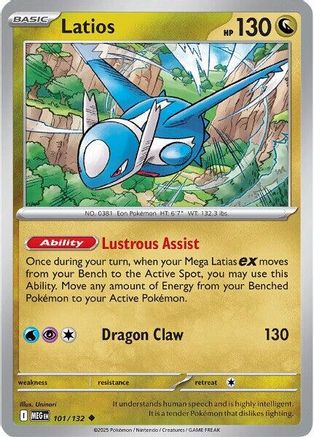 Latios 101 - [ME01 Mega Evolution] Reverse Holofoil