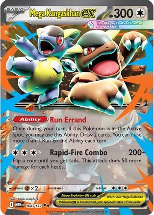 Mega Kangaskhan ex - 104/132 104 - [ME01 Mega Evolution] Holofoil