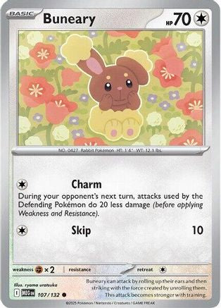 Buneary 107 - [ME01 Mega Evolution] Reverse Holofoil