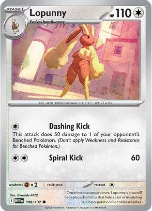 Lopunny 108 - [ME01 Mega Evolution]