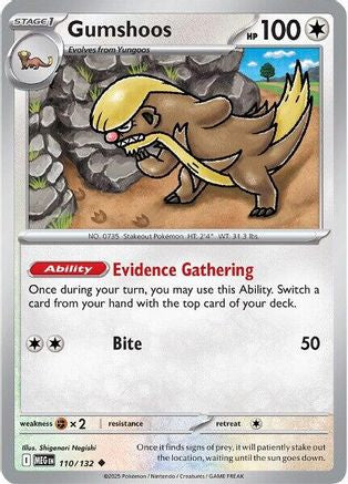 Gumshoos - 110/132 110 - [ME01 Mega Evolution] Reverse Holofoil