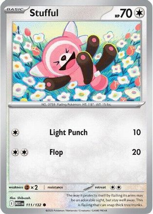 Stufful - 111/132 111 - [ME01 Mega Evolution] Reverse Holofoil
