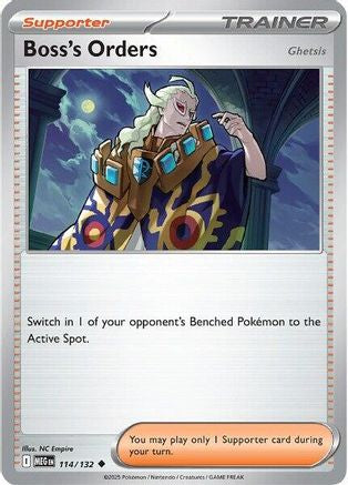 Boss's Orders [Ghetsis] 114 - [ME01 Mega Evolution] Reverse Holofoil