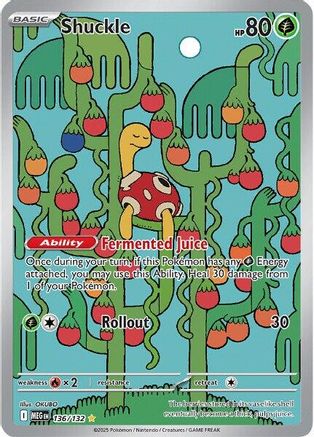 Shuckle - 136/132 136 - [ME01 Mega Evolution] Holofoil