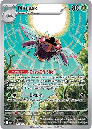 Ninjask - 137/132 137 - [ME01 Mega Evolution] Holofoil