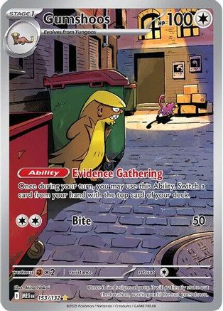 Gumshoos - 153/132 153 - [ME01 Mega Evolution] Holofoil