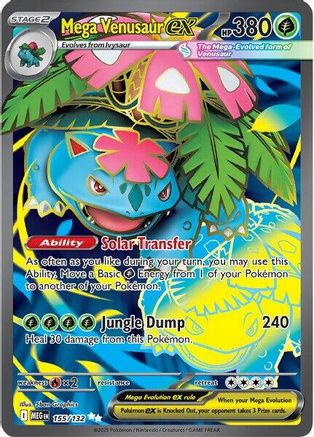 Mega Venusaur ex - 155/132 155 - [ME01 Mega Evolution] Holofoil