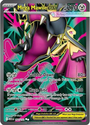 Mega Mawile ex - 162/132 162 - [ME01 Mega Evolution] Holofoil