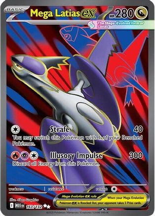 Mega Latias ex - 163/132 163 - [ME01 Mega Evolution] Holofoil
