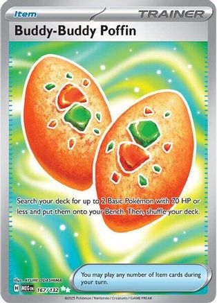 Buddy-Buddy Poffin 167 - [ME01 Mega Evolution] Holofoil