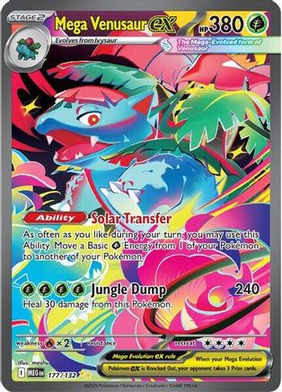 Mega Venusaur ex - 177/132 177 - [ME01 Mega Evolution] Holofoil