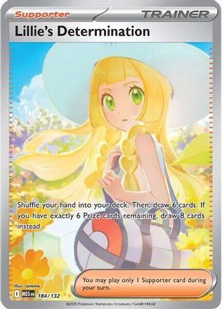 Lillie's Determination - 184/132 184 - [ME01 Mega Evolution] Holofoil