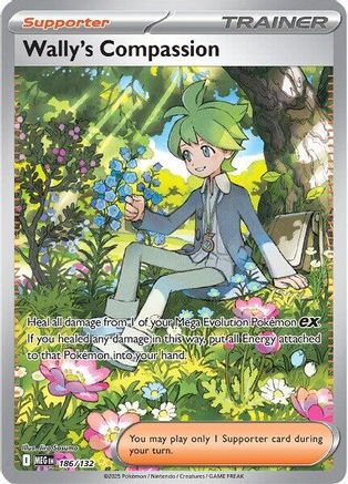 Wally's Compassion - 186/132 186 - [ME01 Mega Evolution] Holofoil