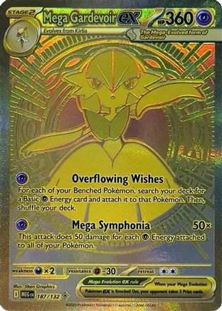 Mega Gardevoir ex - 187/132 187 - [ME01 Mega Evolution] Holofoil