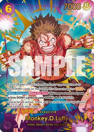 Monkey.D.Luffy - EB02-061 (SP) (EB02-061) - Premium Booster -The Best- Vol. 2