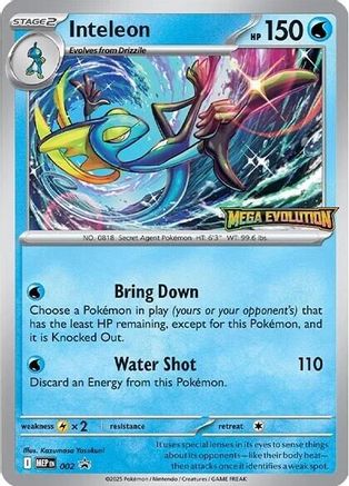 Inteleon - 002 2 - [ME Mega Evolution Promo]