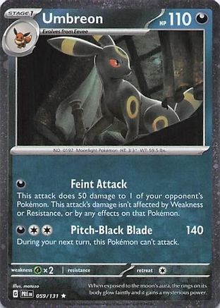 Umbreon - 059 (Cosmos Holo) 59 - [Miscellaneous Cards & Products] Holofoil