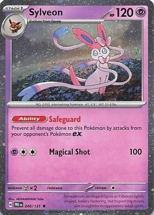 Sylveon - 040/131 (Cosmos Holo) 40 - [Miscellaneous Cards & Products] Holofoil